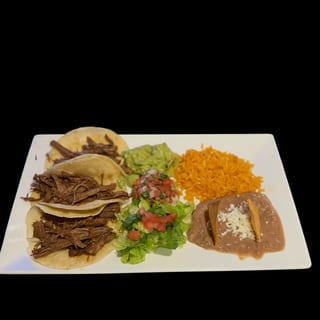 Taco Plate Shredded Beef